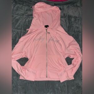 NWT Baby Phat Pink velour jacket